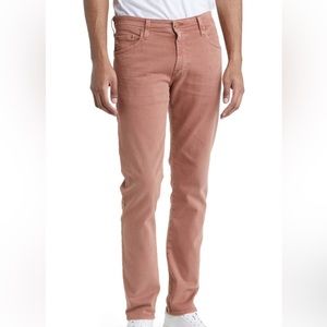 AG Adriano Goldschmied Men's Tellis Modern Slim Jeans 34x33 Dusty Blush